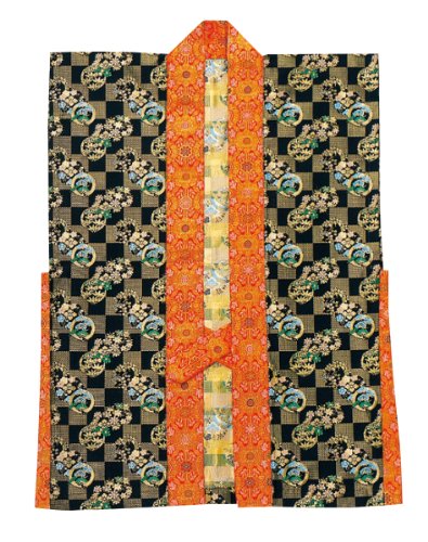 陣羽織　金襴　等身大　大人用 粋な伝統 和好] 陣羽織 大人用 金襴使用 時代物イベント向 単衣 [66101